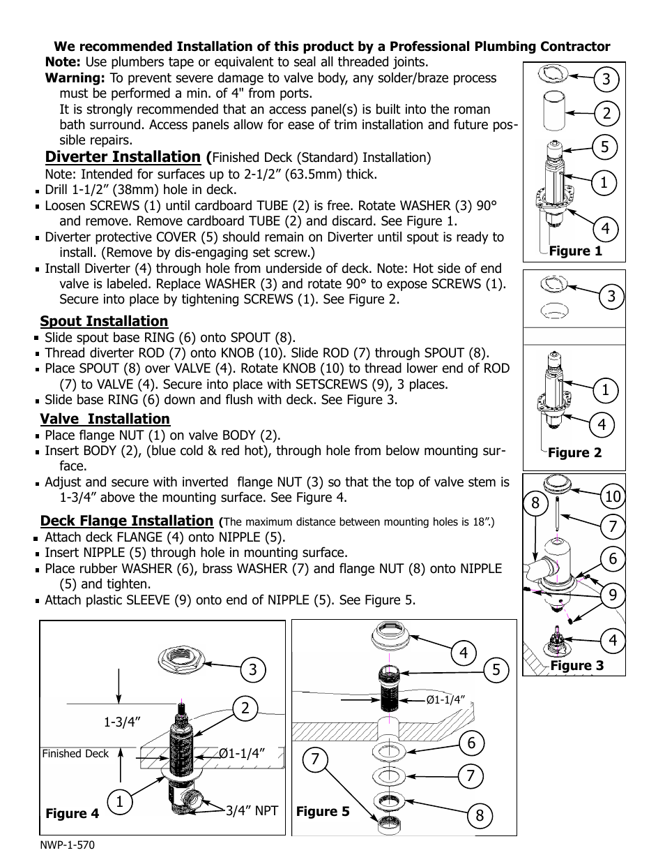 Newport Brass 1-570 User Manual | Page 2 / 4