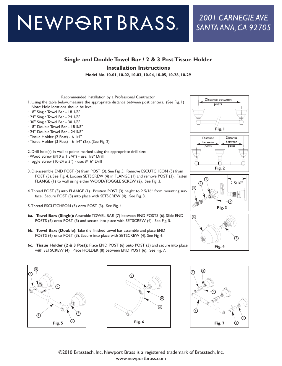 Newport Brass 10-28 User Manual | 2 pages