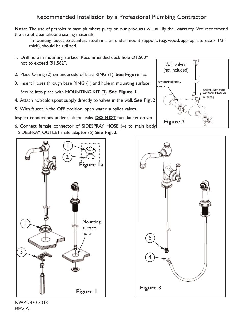 Newport Brass 2470-5313 User Manual | Page 2 / 3