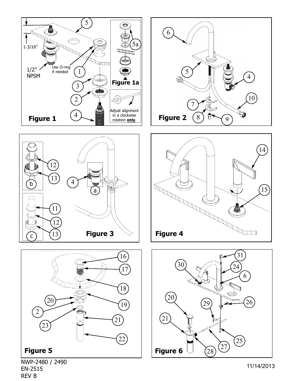 Newport Brass 2490 Keaton User Manual | Page 3 / 3