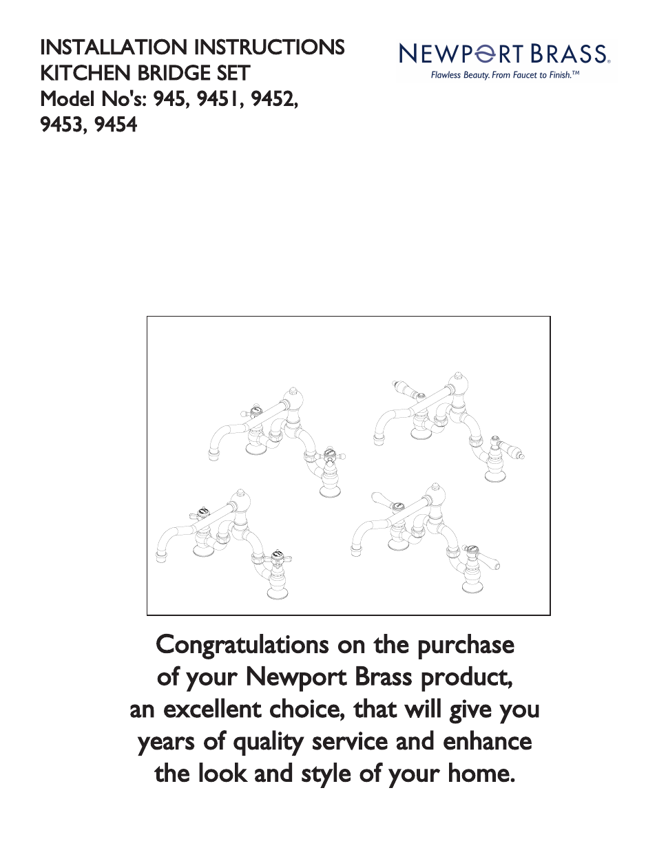 Newport Brass 9451 User Manual | 3 pages