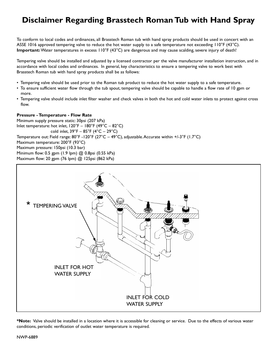 Newport Brass 3-1687 Virginia User Manual | Page 4 / 4