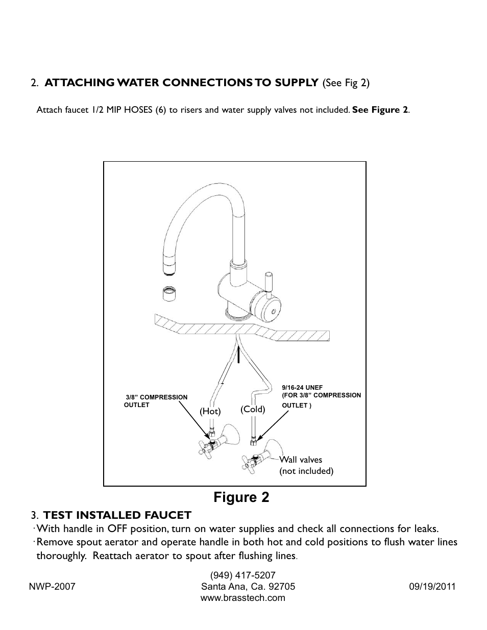 Figure 2 | Newport Brass 2008 User Manual | Page 3 / 3