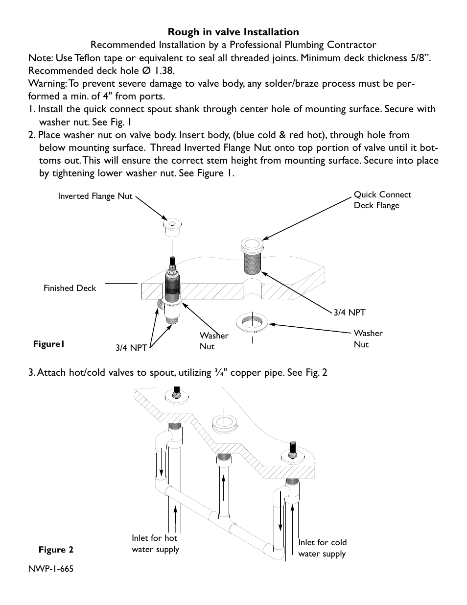 Newport Brass 1-665 User Manual | Page 2 / 4