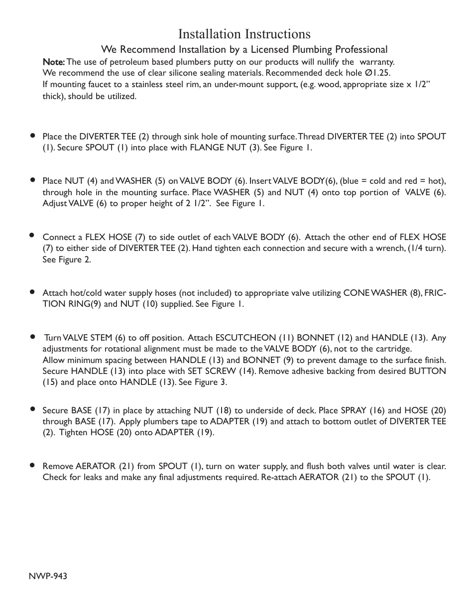 Newport Brass 943 User Manual | Page 2 / 3