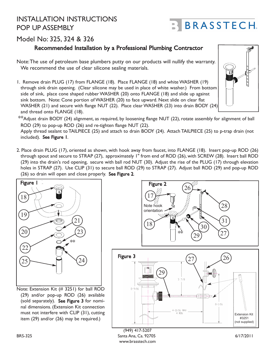 Newport Brass 326 Brasstech User Manual | 1 page