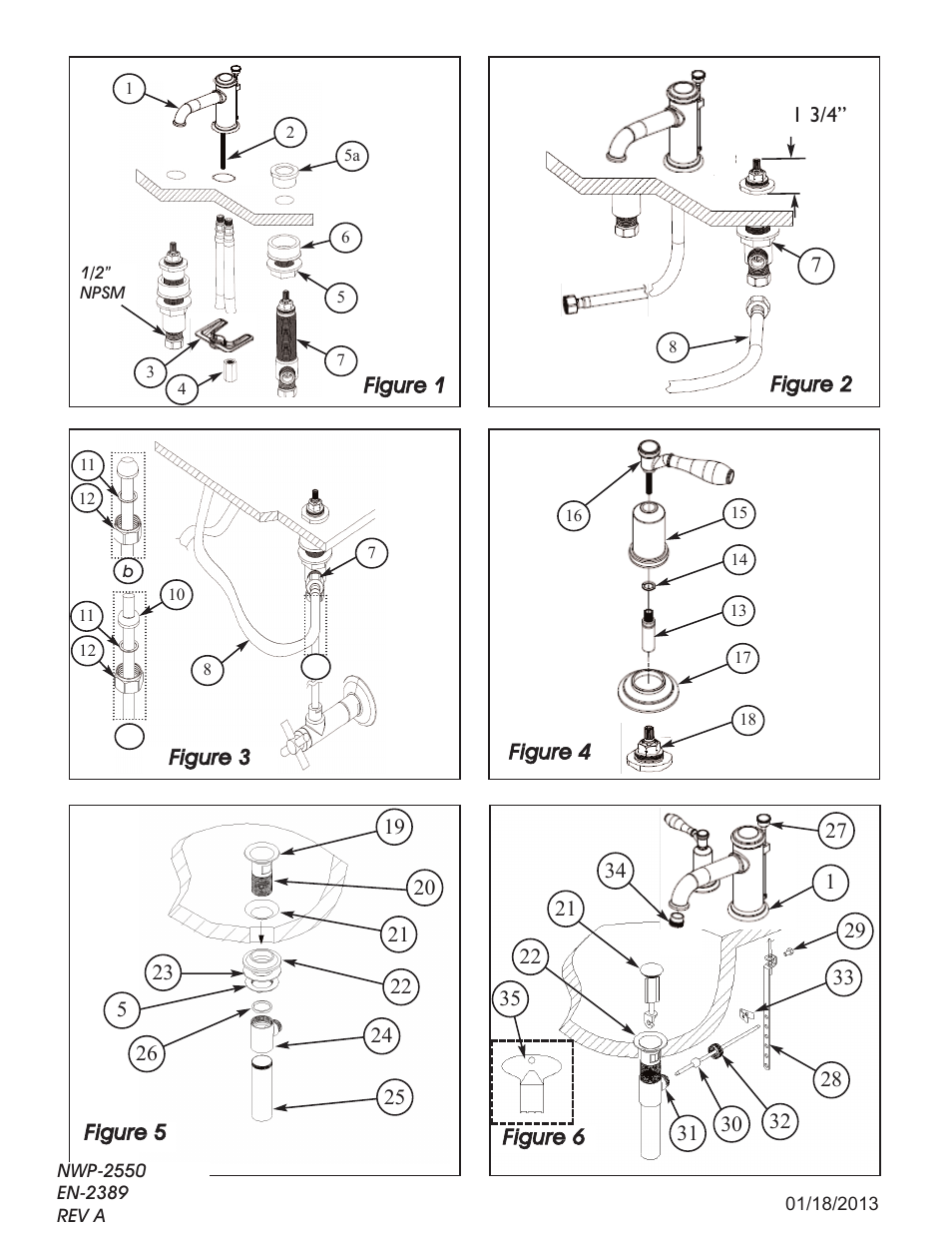 Newport Brass 2550 Ithaca User Manual | Page 3 / 3