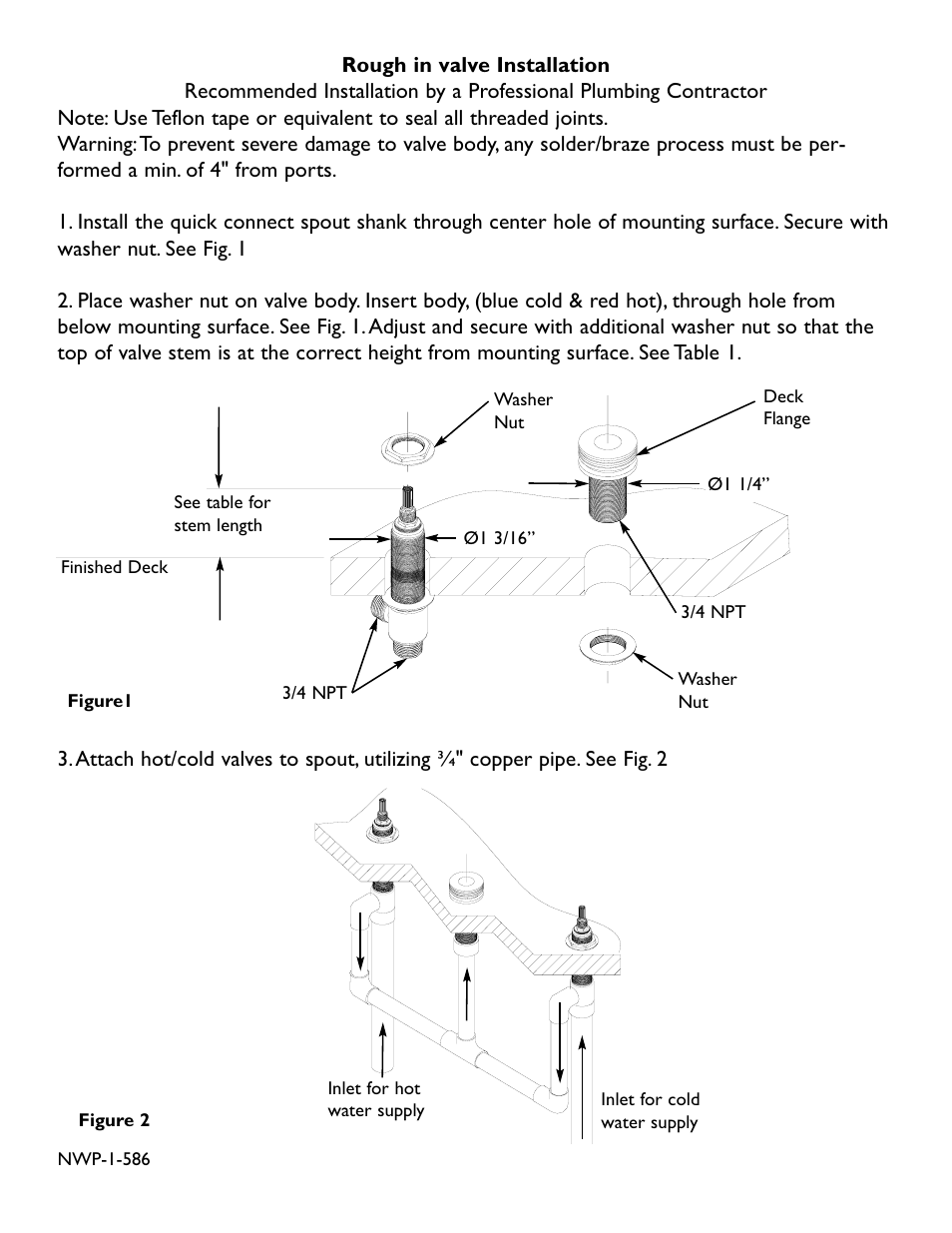 Newport Brass 3-1776 Victoria User Manual | Page 2 / 4