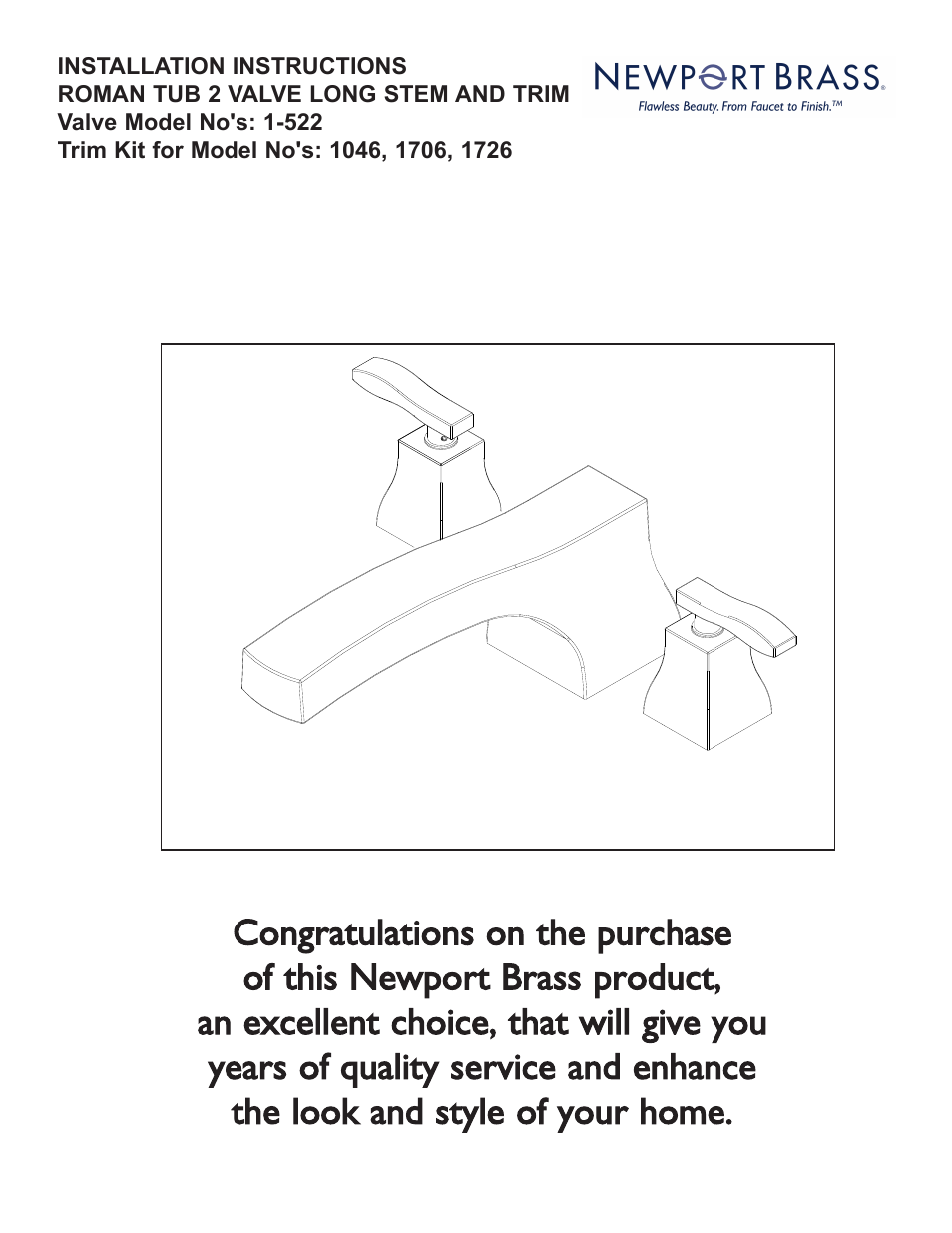 Newport Brass 3-1046 Colorado User Manual | 3 pages