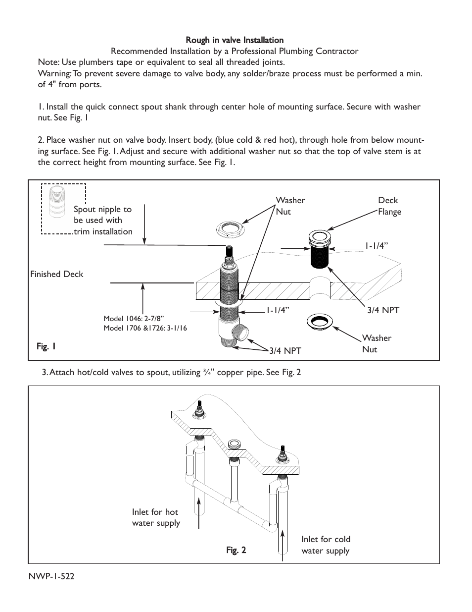 Newport Brass 3-1046 Colorado User Manual | Page 2 / 3