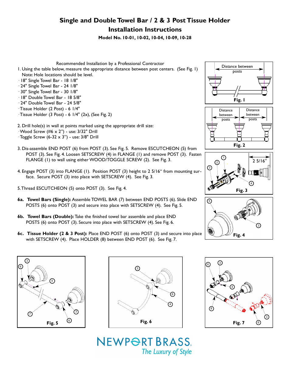 Newport Brass 10-02 User Manual | 1 page