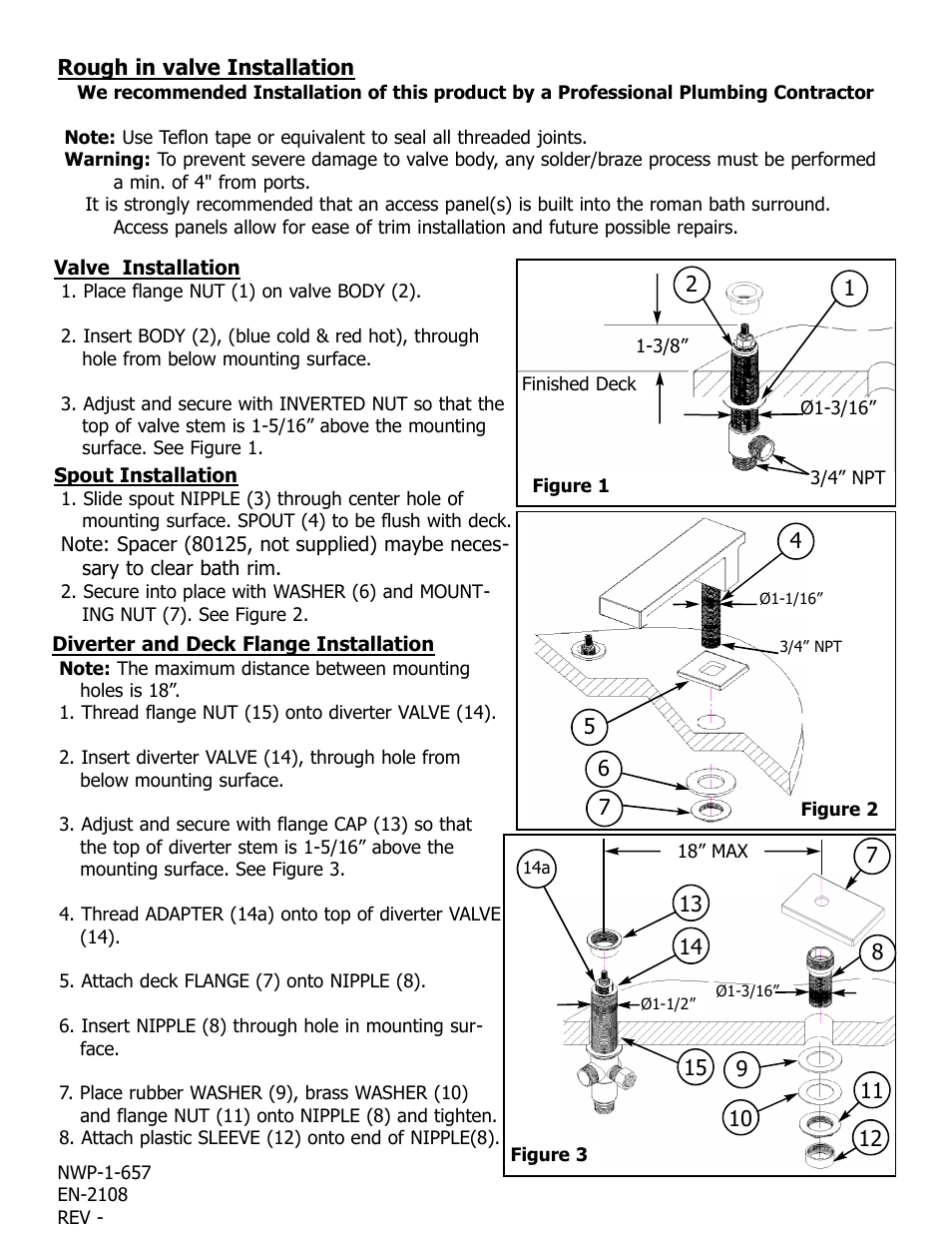 Newport Brass 2567 Skylar User Manual | Page 2 / 4