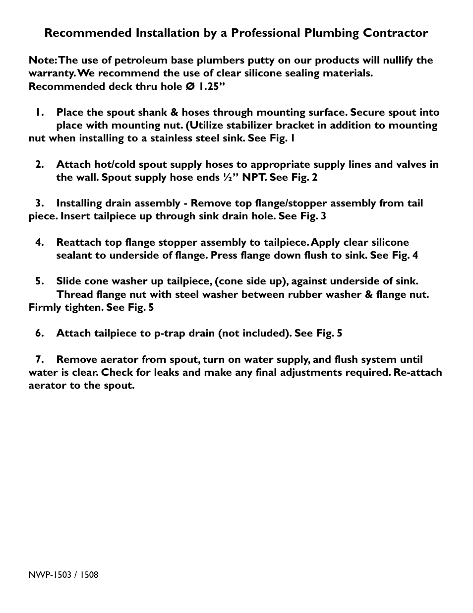 Newport Brass 1508 East Linear User Manual | Page 2 / 3
