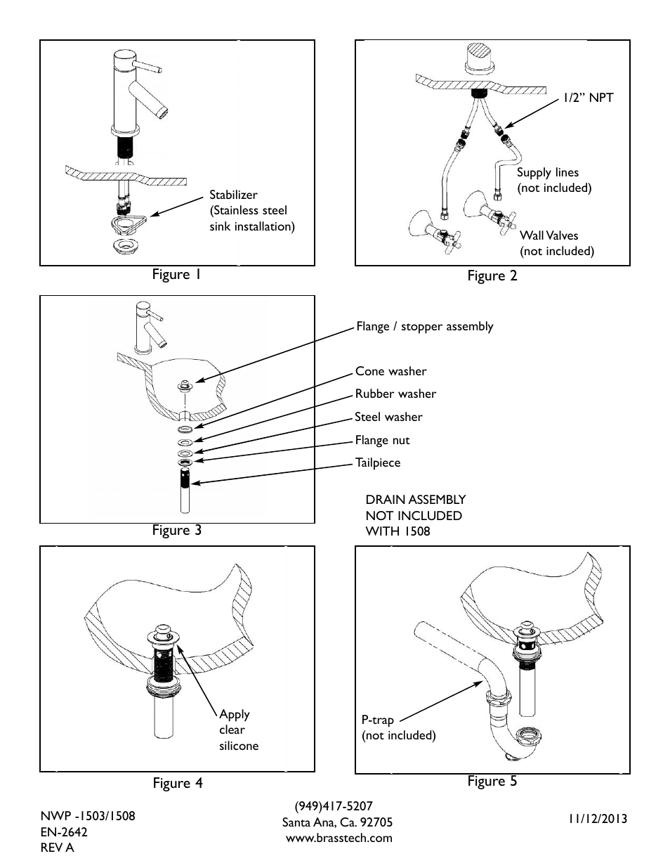Newport Brass 1508 East Linear User Manual | Page 3 / 3