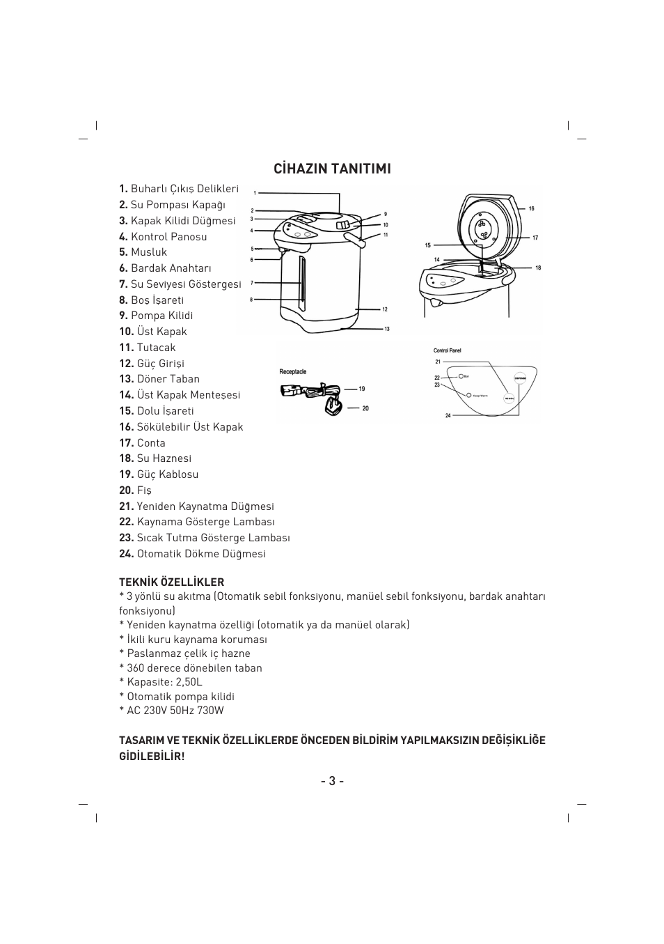 SINBO SK 2394 User Manual | Page 4 / 64