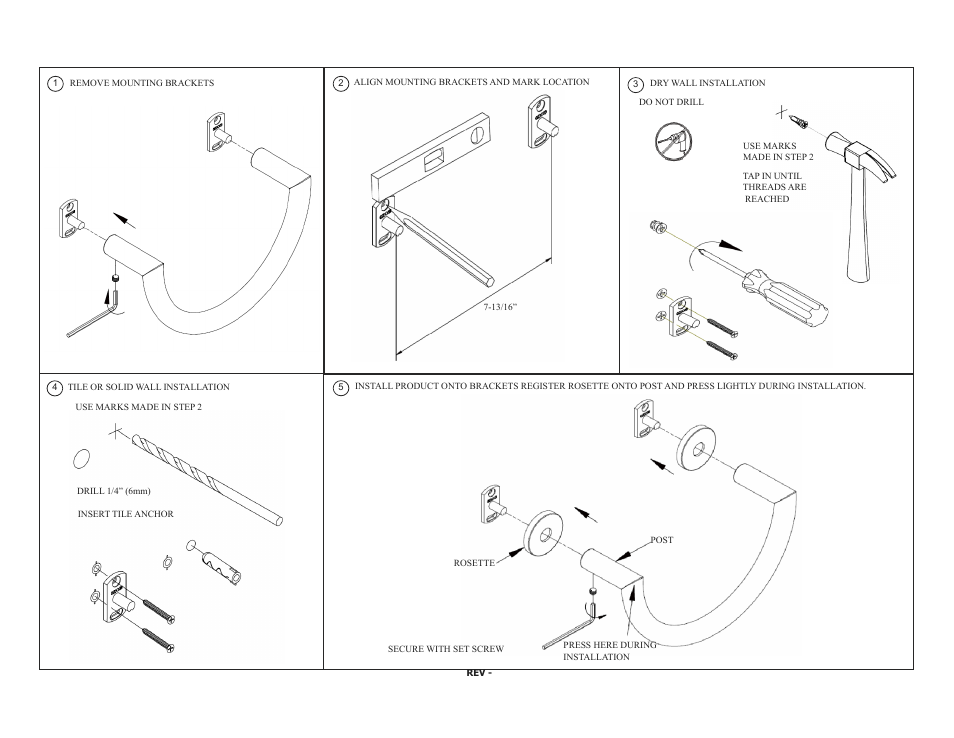 Newport Brass 36-09 TOWEL BAR User Manual | Page 2 / 2