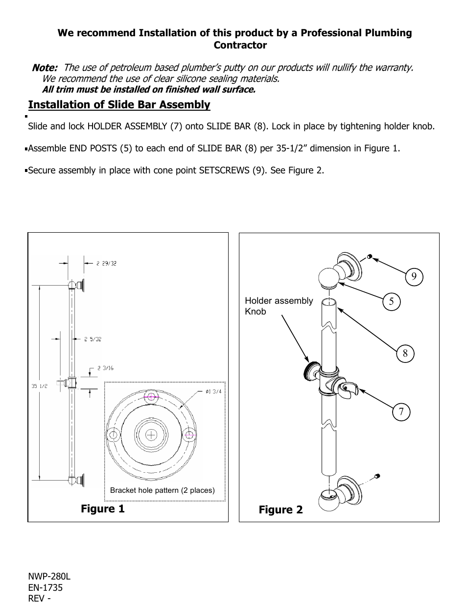 Newport Brass 280L Ithaca User Manual | Page 2 / 3