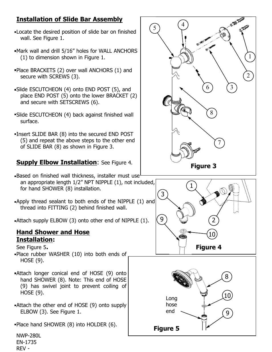Newport Brass 280L Ithaca User Manual | Page 3 / 3