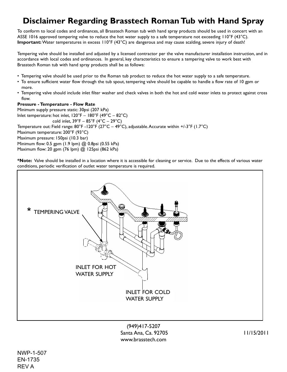 Newport Brass 3-907 Kayan User Manual | Page 4 / 4