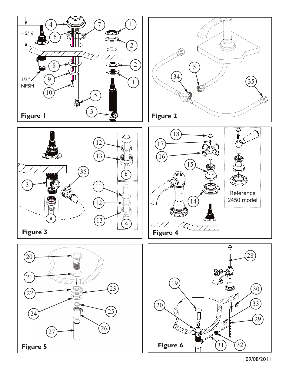 Newport Brass 2450 Sutton User Manual | Page 3 / 3