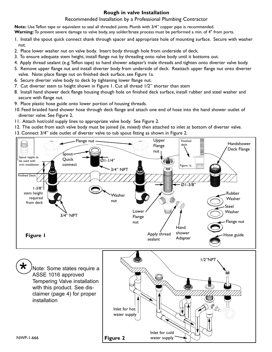 Newport Brass 1-666 User Manual | Page 2 / 5