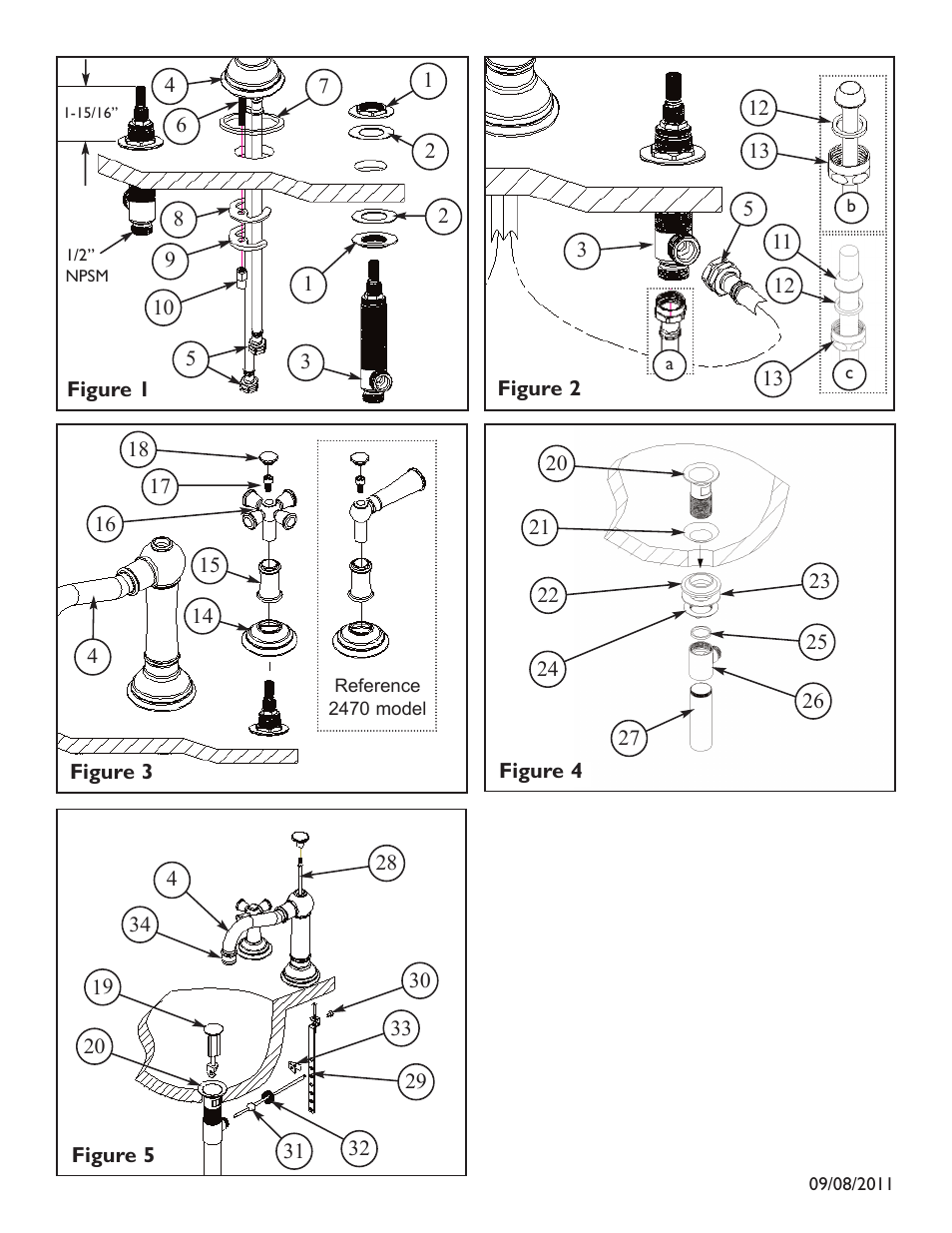 Newport Brass 2470 Jacobean User Manual | Page 3 / 3