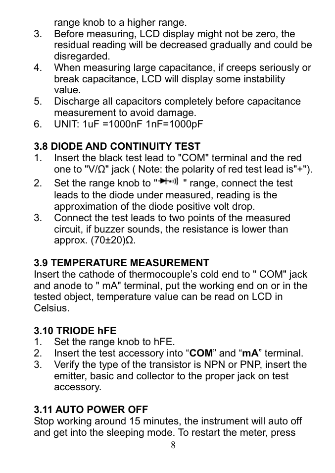 Prokit's Industries MT-1280 User Manual | Page 9 / 20