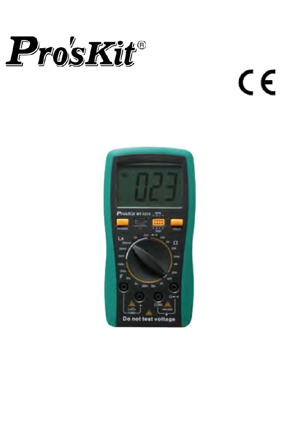 Prokit's Industries MT-5210 User Manual | 14 pages