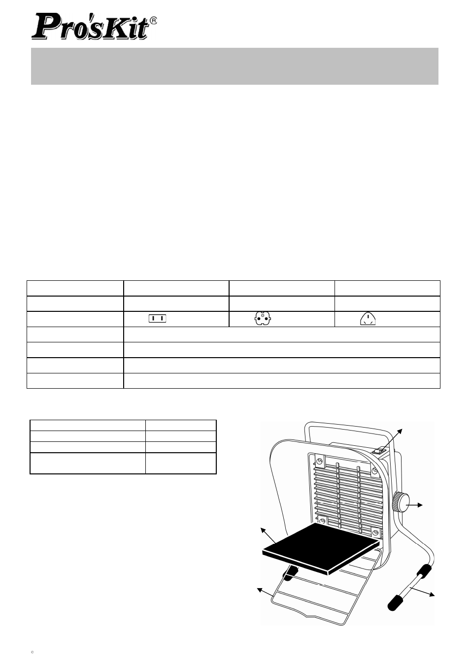 Prokit's Industries SS-593 Series User Manual | 2 pages