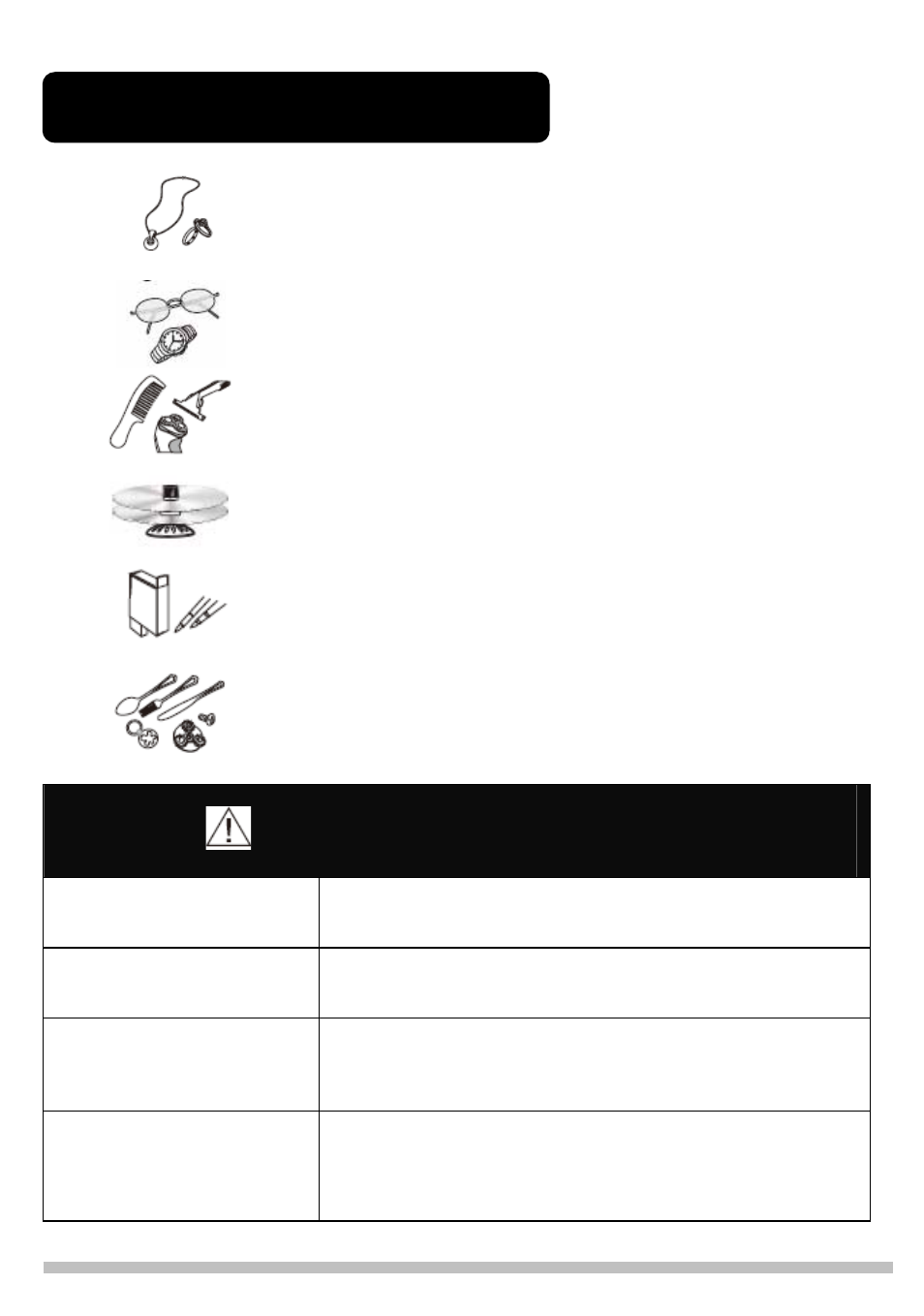 What can not be cleaned, Suggested applications | Prokit's Industries SS-803F User Manual | Page 5 / 24
