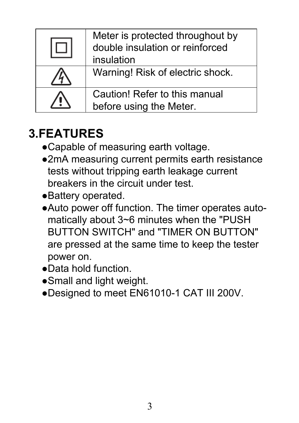 Features | Prokit's Industries 8PK-ST1520 User Manual | Page 4 / 9