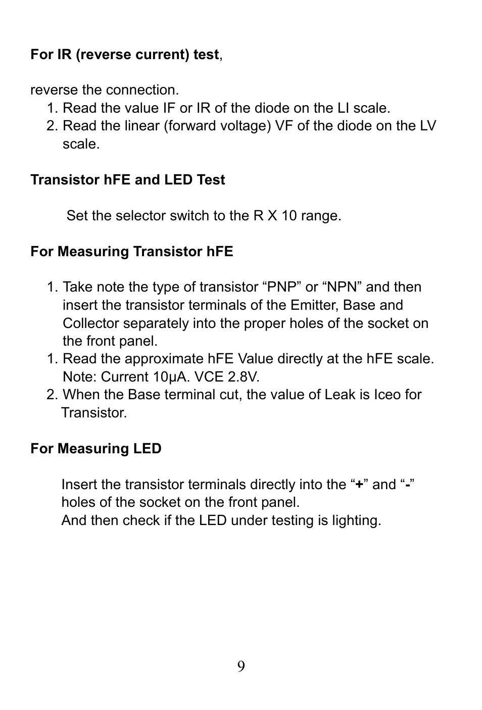 Prokit's Industries MT-2018 User Manual | Page 10 / 24