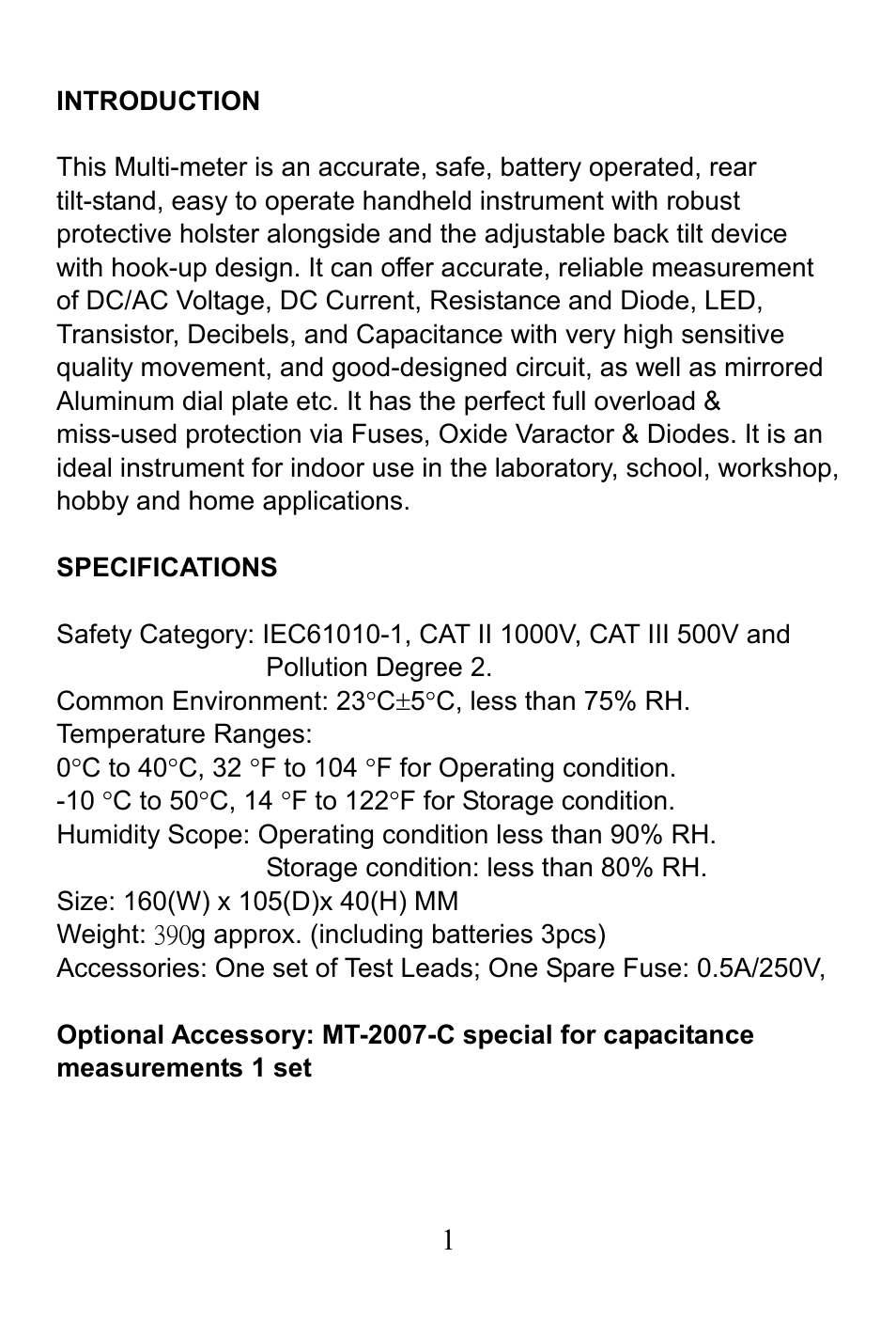 Prokit's Industries MT-2018 User Manual | Page 2 / 24