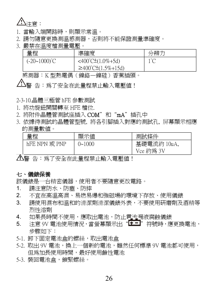 Prokit's Industries MT-1217 User Manual | Page 27 / 28