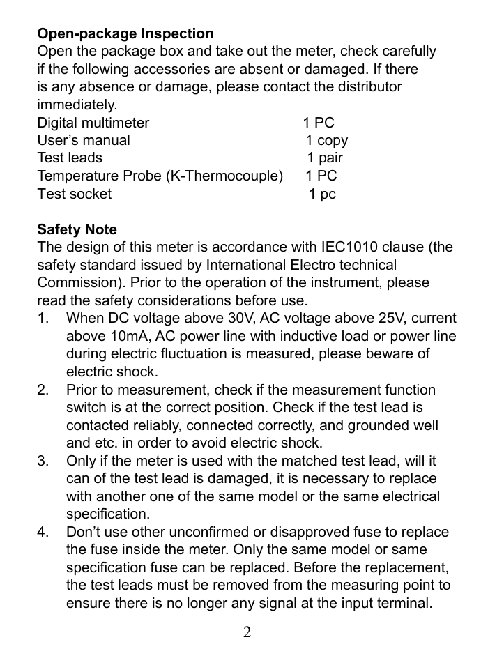 Prokit's Industries MT-1217 User Manual | Page 3 / 28