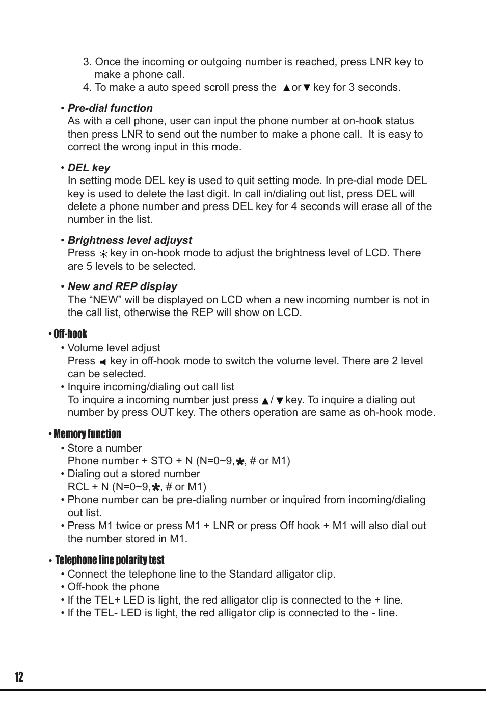 Prokit's Industries MT-8002 User Manual | Page 12 / 28