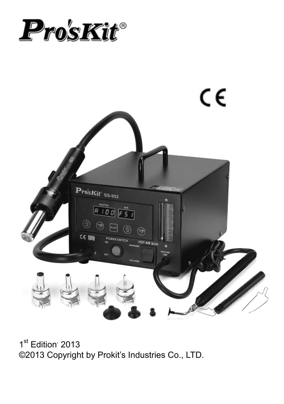 Prokit's Industries SS-952B User Manual | 16 pages
