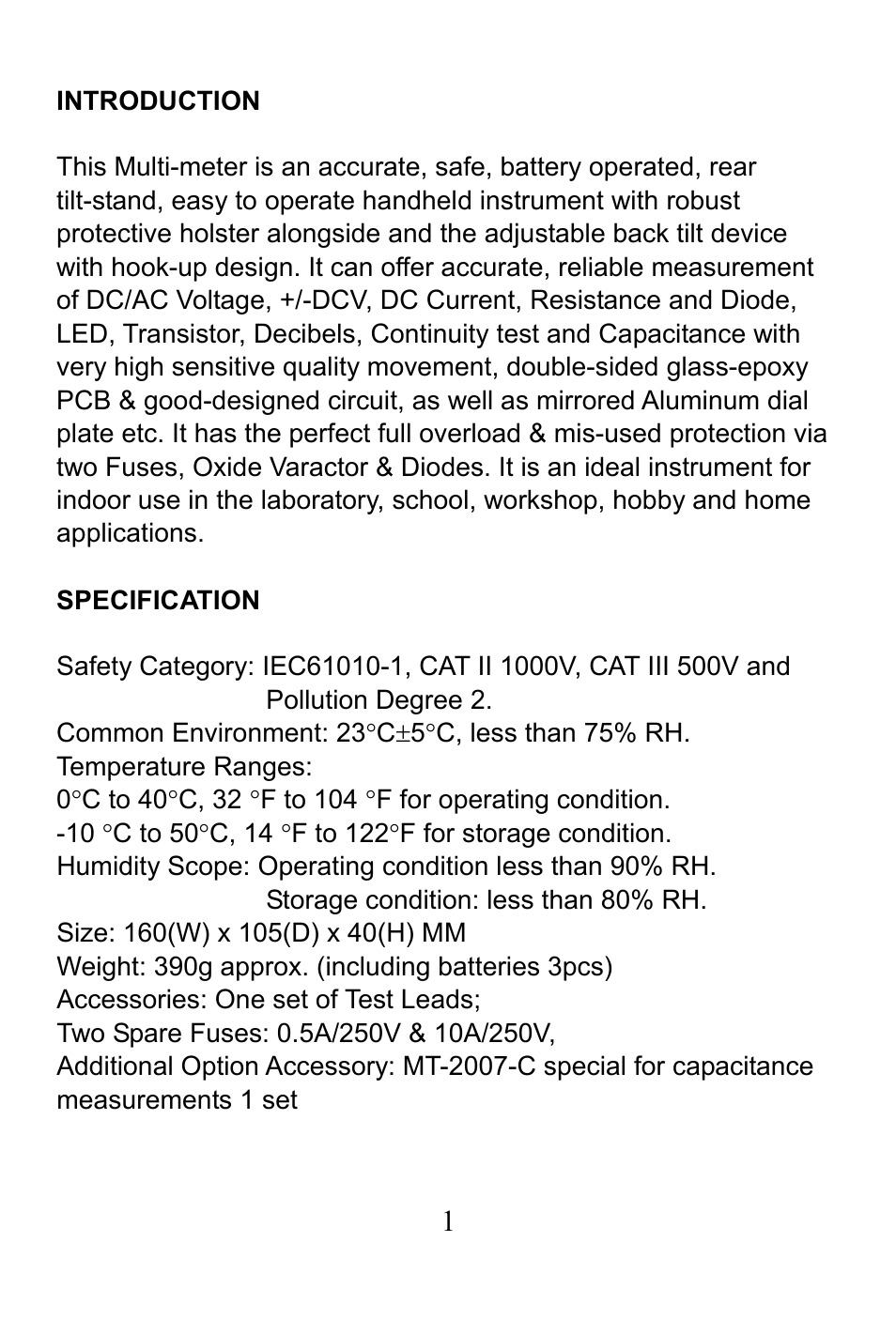 Prokit's Industries MT-2017 User Manual | Page 2 / 24