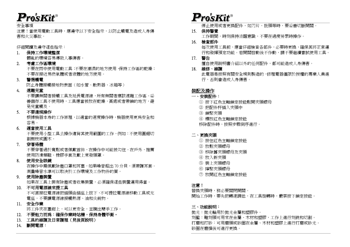 Prokit's Industries PT-5721 User Manual | Page 5 / 6