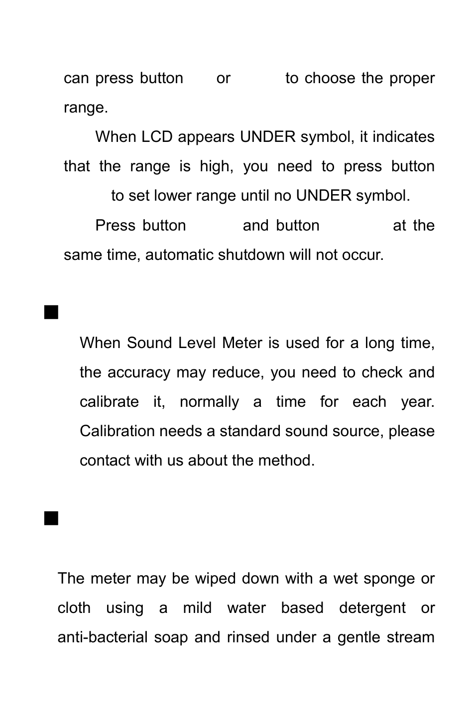 Calibrating sound level meter, Maintenance | Prokit's Industries MT-4018 User Manual | Page 11 / 12