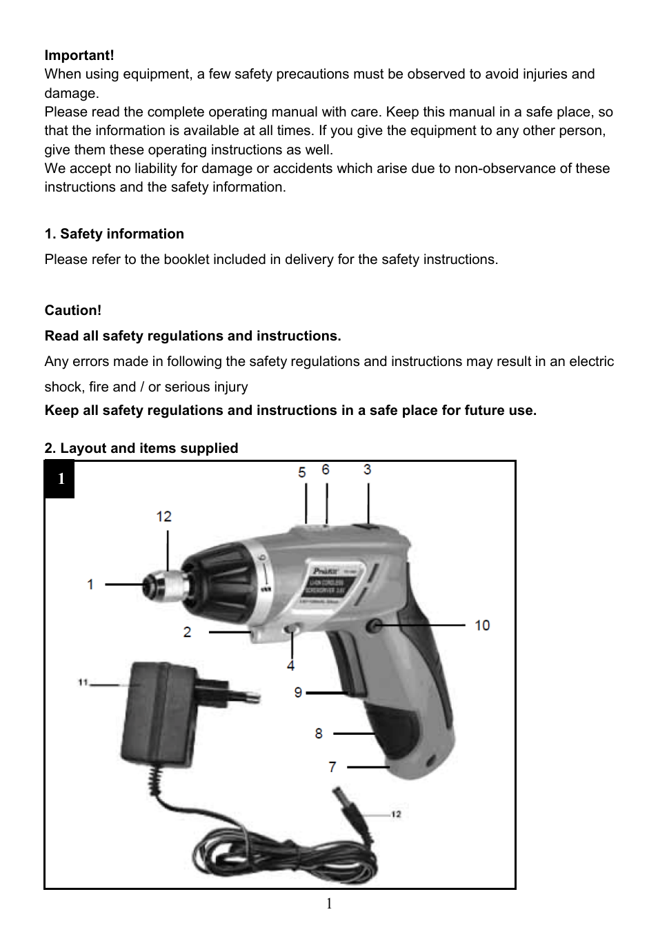 Prokit's Industries PT-1361 User Manual | Page 2 / 12
