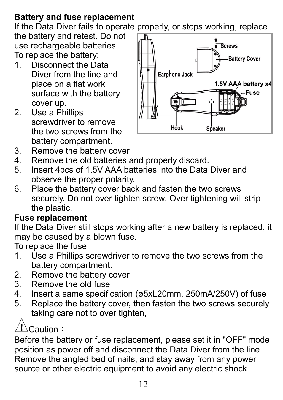 Prokit's Industries MT-8006B User Manual | Page 13 / 28