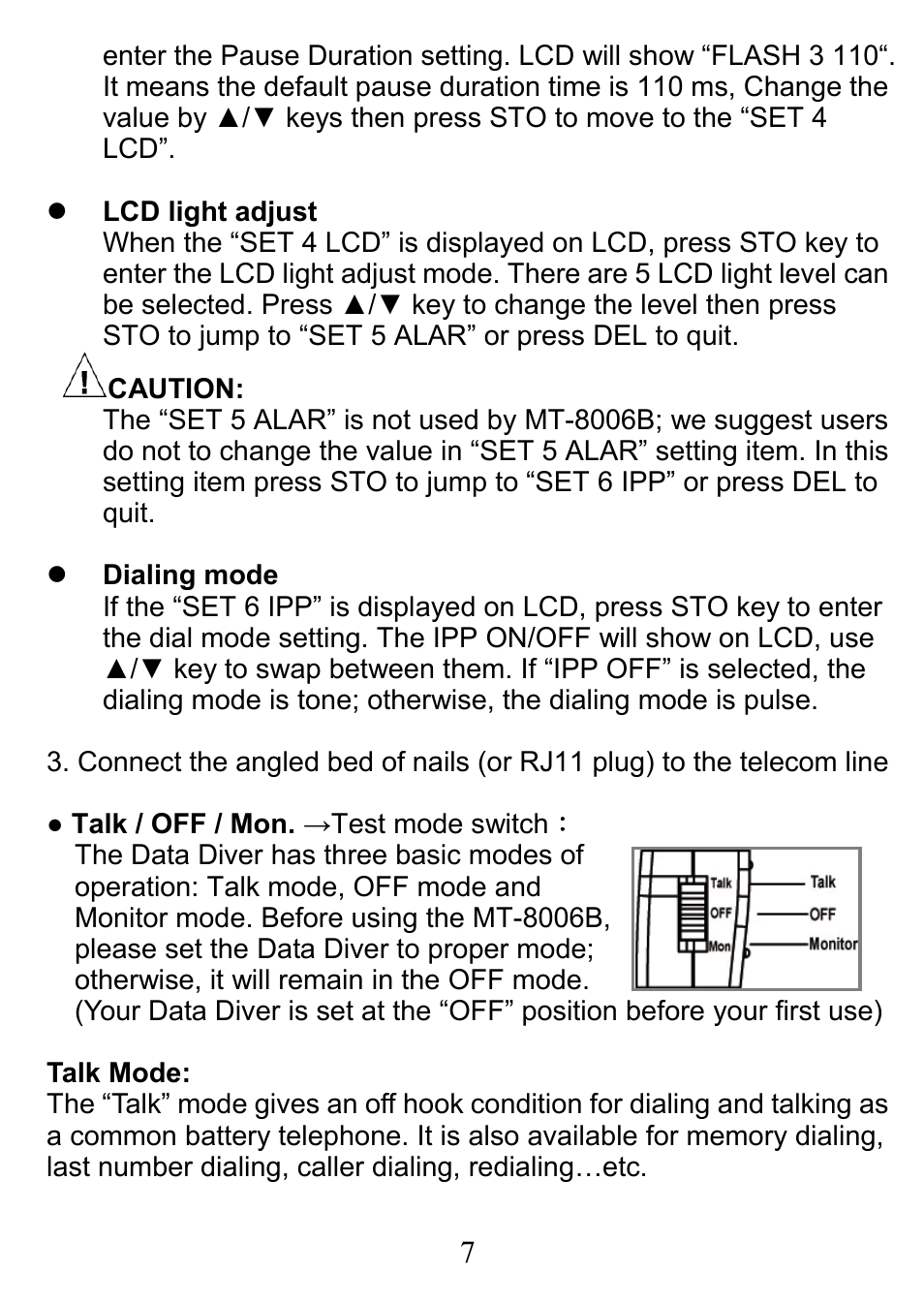 Prokit's Industries MT-8006B User Manual | Page 8 / 28