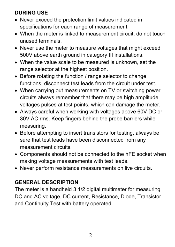 Prokit's Industries MT-1132 User Manual | Page 3 / 20