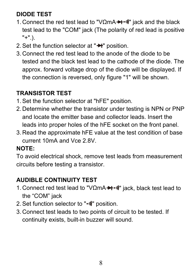 Prokit's Industries MT-1132 User Manual | Page 9 / 20