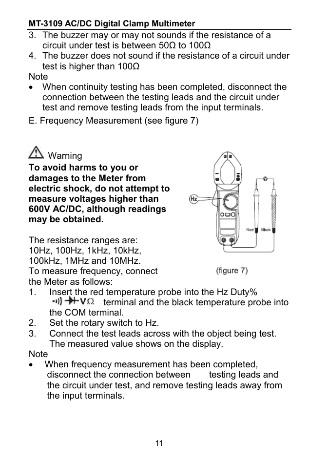 Prokit's Industries MT-3109 User Manual | Page 12 / 36