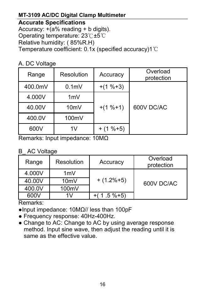 Prokit's Industries MT-3109 User Manual | Page 17 / 36