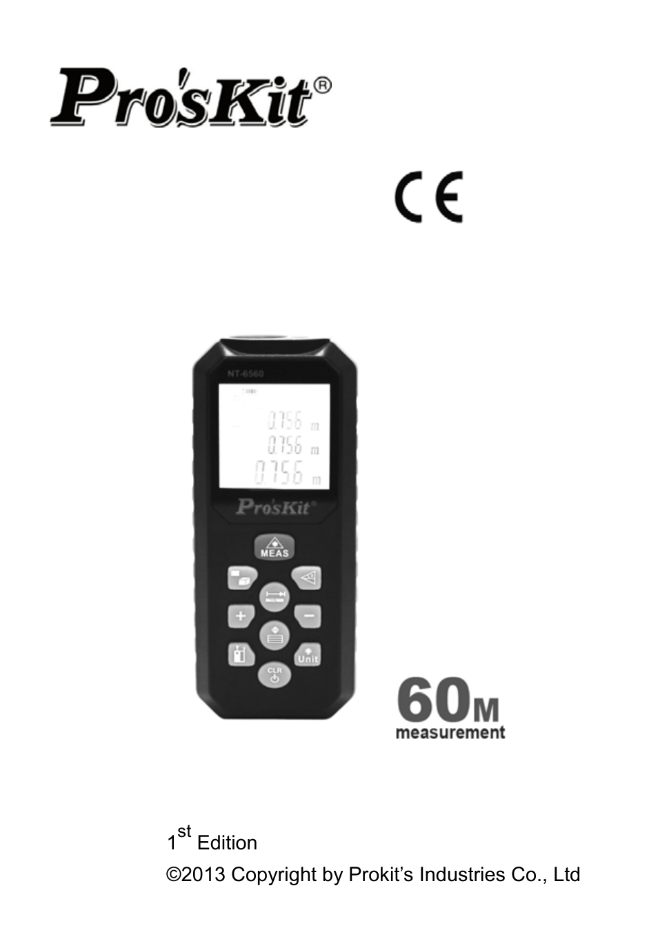 Prokit's Industries NT-6560 User Manual | 20 pages
