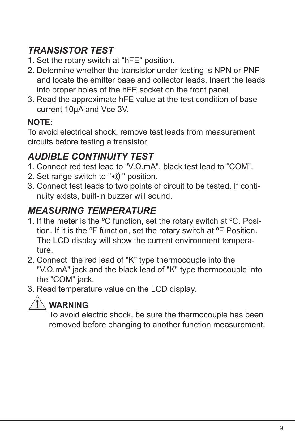 Prokit's Industries 303-150NCS User Manual | Page 9 / 20