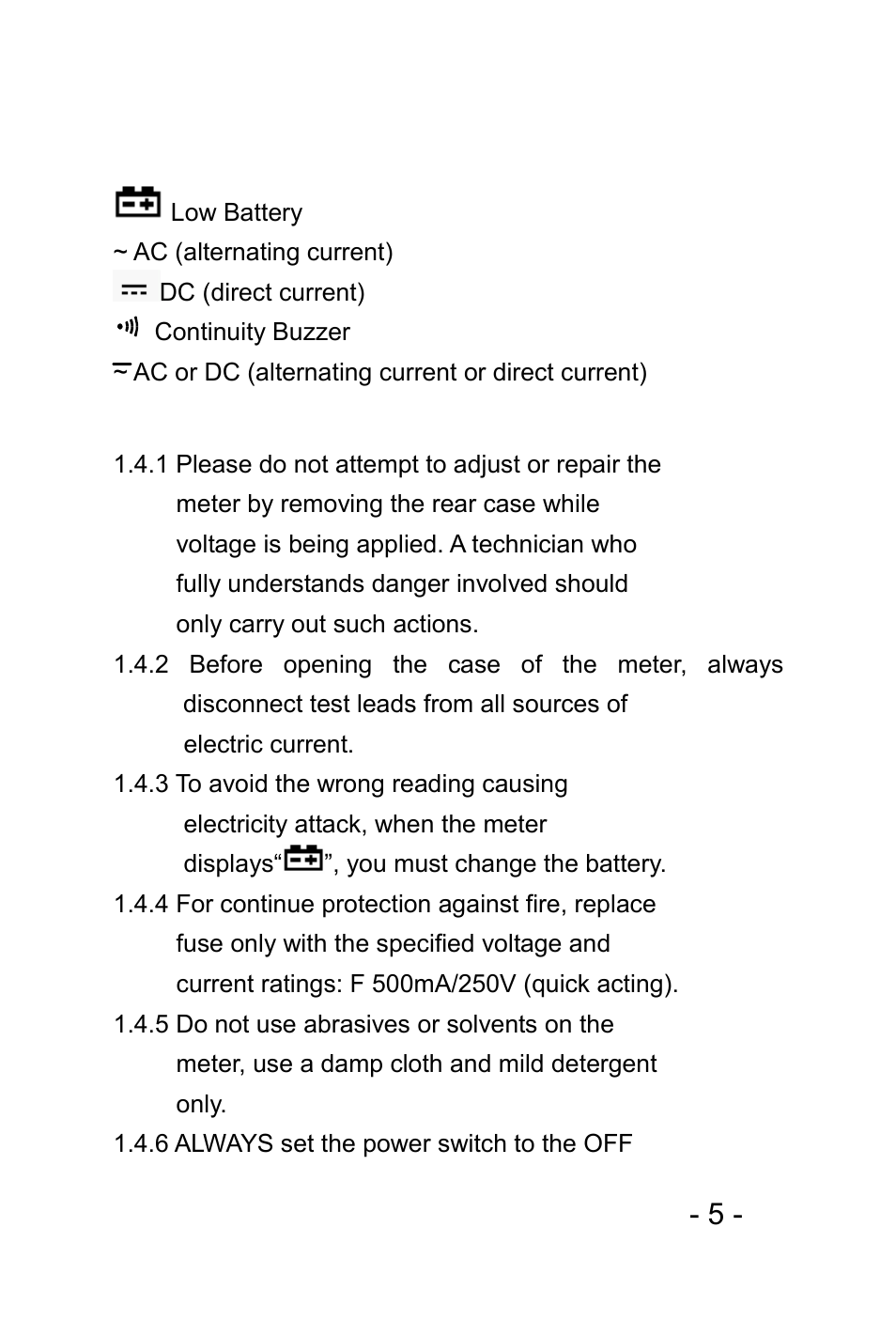 Prokit's Industries MT-1620 User Manual | Page 6 / 46